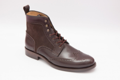 Full Brogue Wingtip Boots by Scarpatini