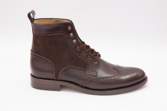 Full Brogue Wingtip Boots by Scarpatini