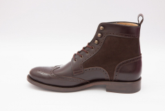 Full Brogue Wingtip Boots by Scarpatini