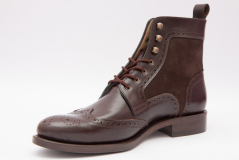 Full Brogue Wingtip Boots by Scarpatini