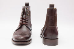 Full Brogue Wingtip Boots by Scarpatini