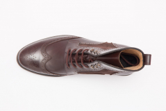 Full Brogue Wingtip Boots by Scarpatini