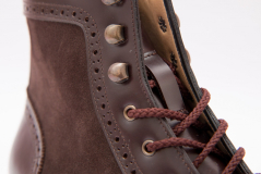 Full Brogue Wingtip Boots by Scarpatini