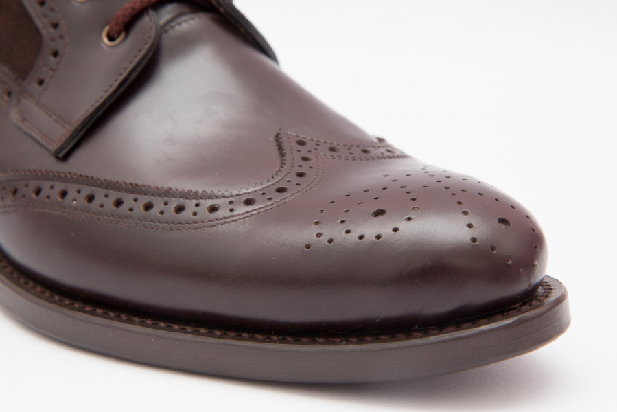 Full Brogue Wingtip Boots by Scarpatini